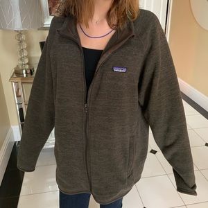 patagonia zip up fleece